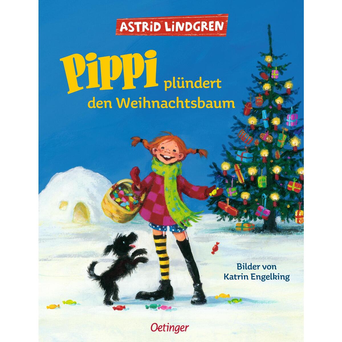 Pippi plündert den Weihnachtsbaum von Oetinger