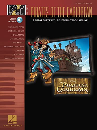 Pirates of the Caribbean: Noten, CD, Sammelband für Klavier (2) (Piano Duet Play-along, Band 19): Piano Duet Play-Along Volume 19 Nfmc 2020-2024 Selection von Hal Leonard Europe