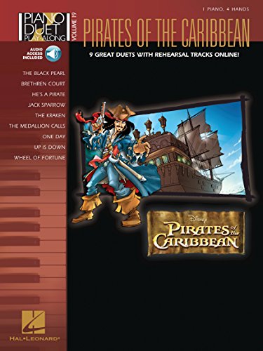 Pirates of the Caribbean: Noten, CD, Sammelband für Klavier (2) (Piano Duet Play-along, Band 19): Piano Duet Play-Along Volume 19 Nfmc 2020-2024 Selection von Hal Leonard Europe