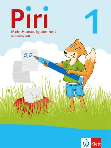 Piri 1-4: Paket Mein Hausaufgabenheft in Druckschrift (5er-Paket) Klasse 1 (Piri. Ausgabe ab 2022)