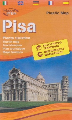 Pisa. Pianta turistica 1:4.000 (Plastic map)