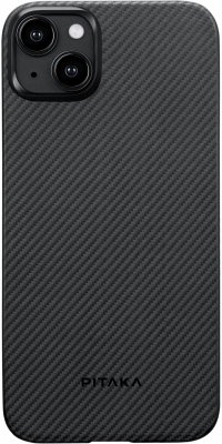 Pitaka MagEZ Case 4 600D for iPhone 15 Black/Grey Twill von Pitaka