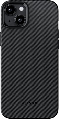 Pitaka MagEZ Case Pro 4 1500D for iPhone 15 Black/Grey Twill von Pitaka