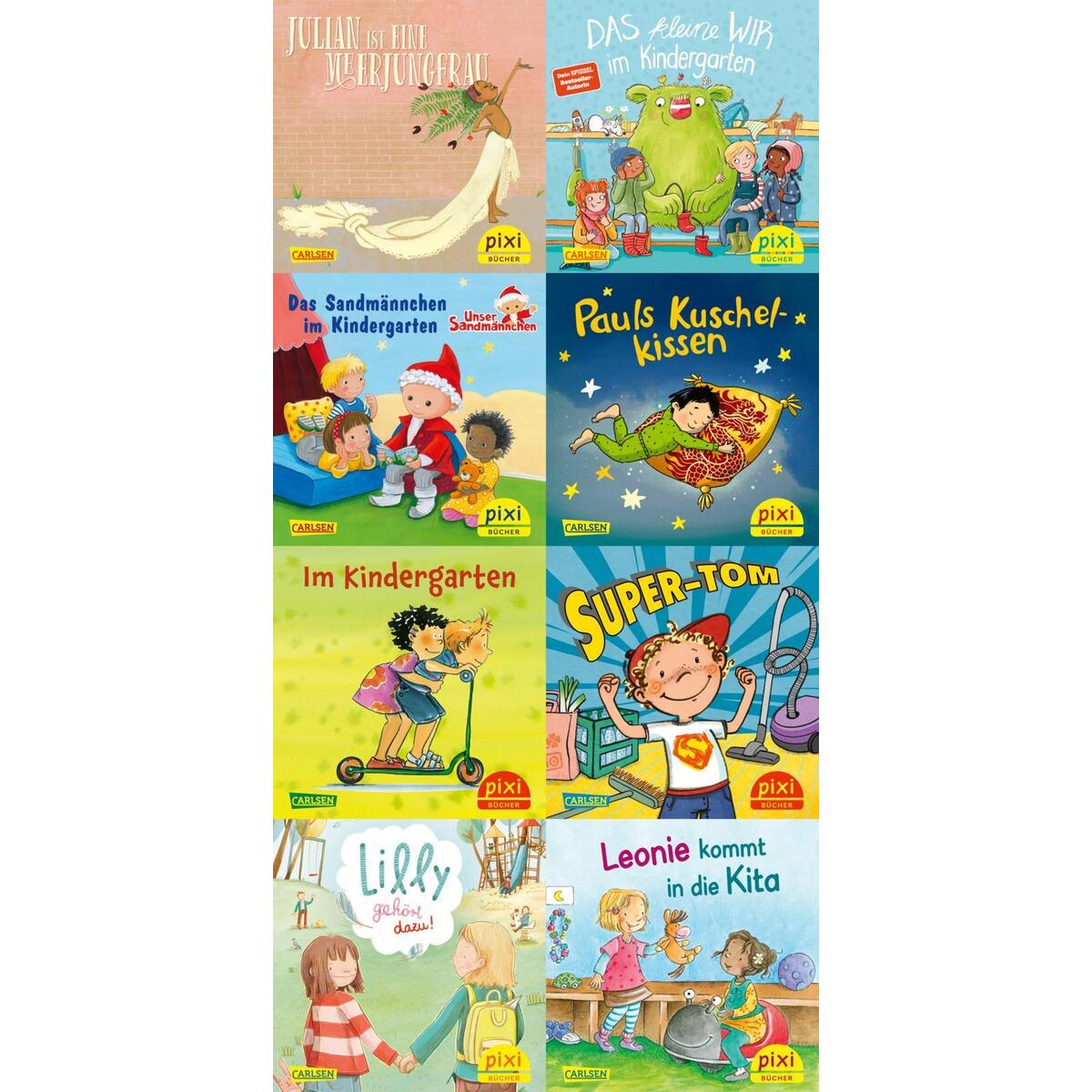 Pixi-8er-Set 286: Pixis bunter Kindergarten (8x1 Exemplar) von Carlsen Verlag GmbH