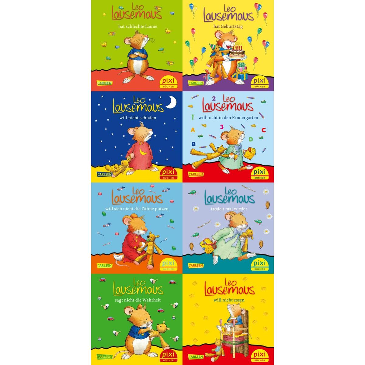 Pixi-Bundle 8er Serie 271: Neues von Leo Lausemaus (8x1 Exemplar) von Carlsen Verlag GmbH
