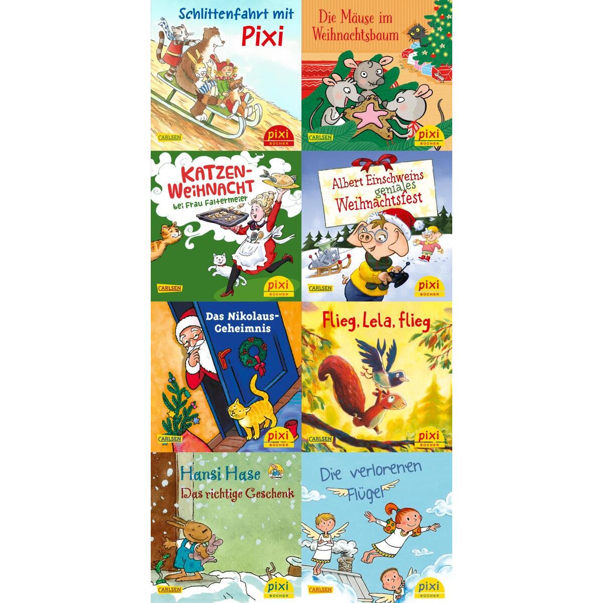 Pixi-Weihnachts-8er-Set 36: Weihnachtszeit mit Pixi (8x1 Exemplar) von Carlsen Verlag GmbH
