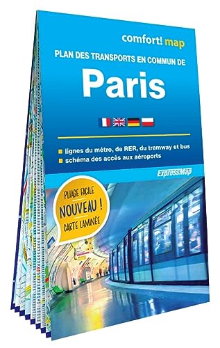 Plan des transports en commun de Paris (carte format poche laminée - plan de ville) von EXPRESSMAP