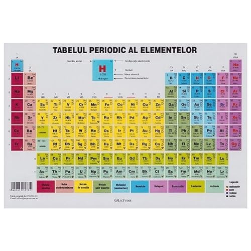 Plansa: Tabelul Periodic Al Elementelor von Erc Press