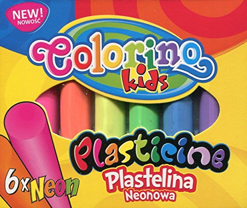 Plastelina Colorino Kids neonowa 6 sztuk von Patio