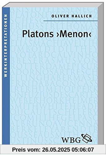 Platons "Menon" (Werkinterpretationen)