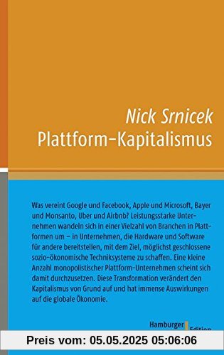 Plattform-Kapitalismus (kleine reihe)