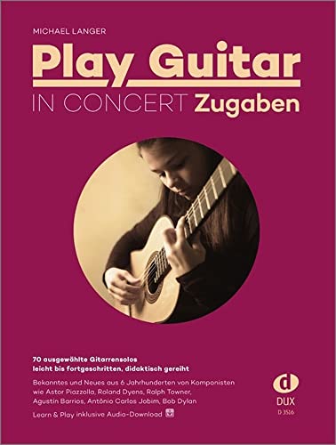 Play Guitar in Concert - Zugaben von Edition DUX