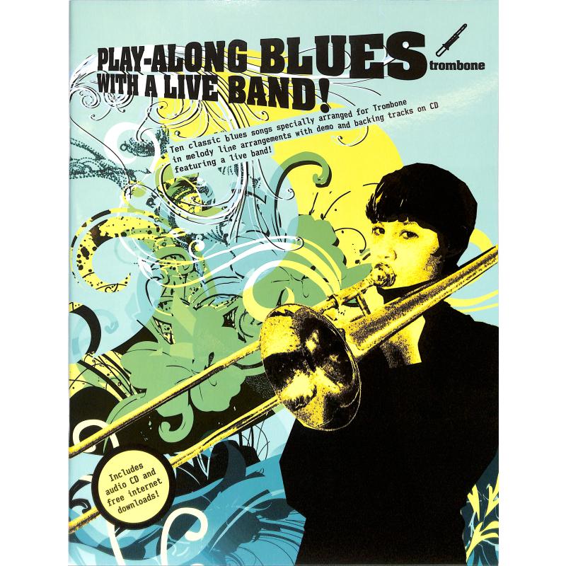 Play along blues with a live band