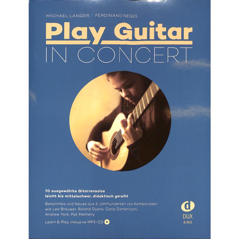 Play guitar in concert