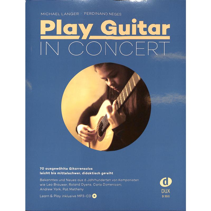 Play guitar in concert