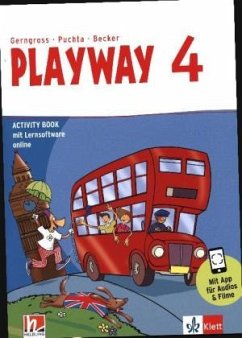 Playway 4. Ab Klasse 3. Activity Book mit digitalen Übungen Klasse 4 von Klett