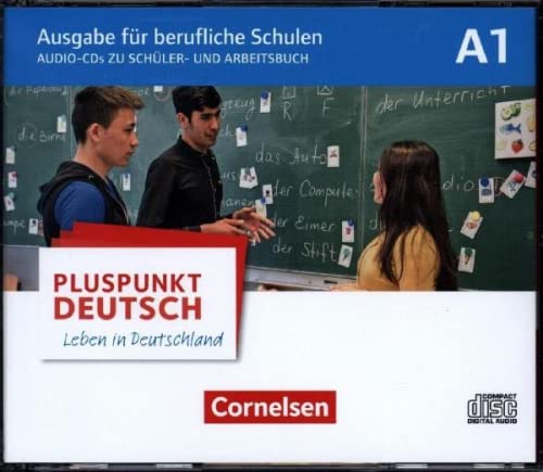 Pluspunkt Deutsch - Leben in Deutschland - Ausgabe für berufliche Schulen - A1: Schulbuch-CDs und Arbeitsbuch-CDs (4) im WAV Format von Cornelsen Verlag GmbH