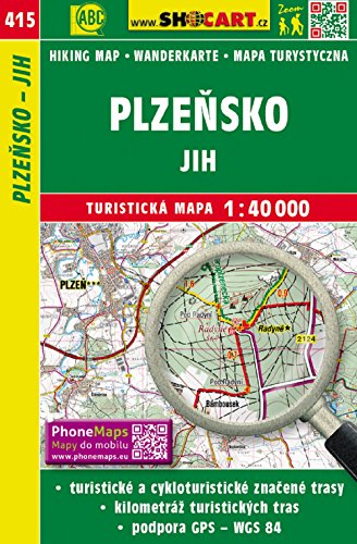 Plzeňsko - jih / Pilsen - Süd, Goldbachland (Wander - Radkarte 1:40.000) (SHOCart Wander - Radkarte 1:40.000 Tschechien, Band 415) von SHOCart