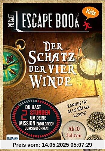 Pocket Escape Book Kids (Escape-Spiel für Kinder): Der Schatz der Vier Winde