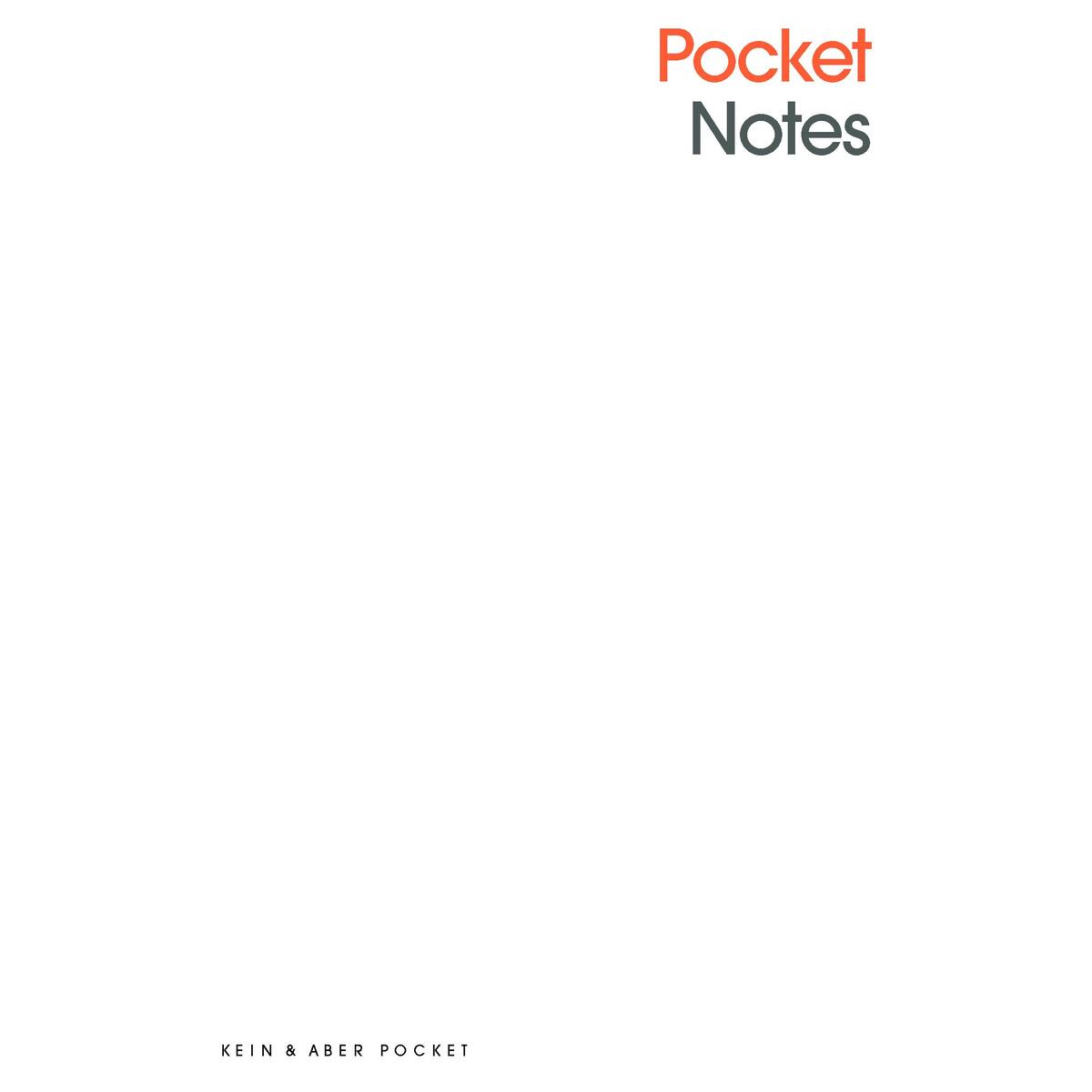Pocket Notes Orange von Kein + Aber