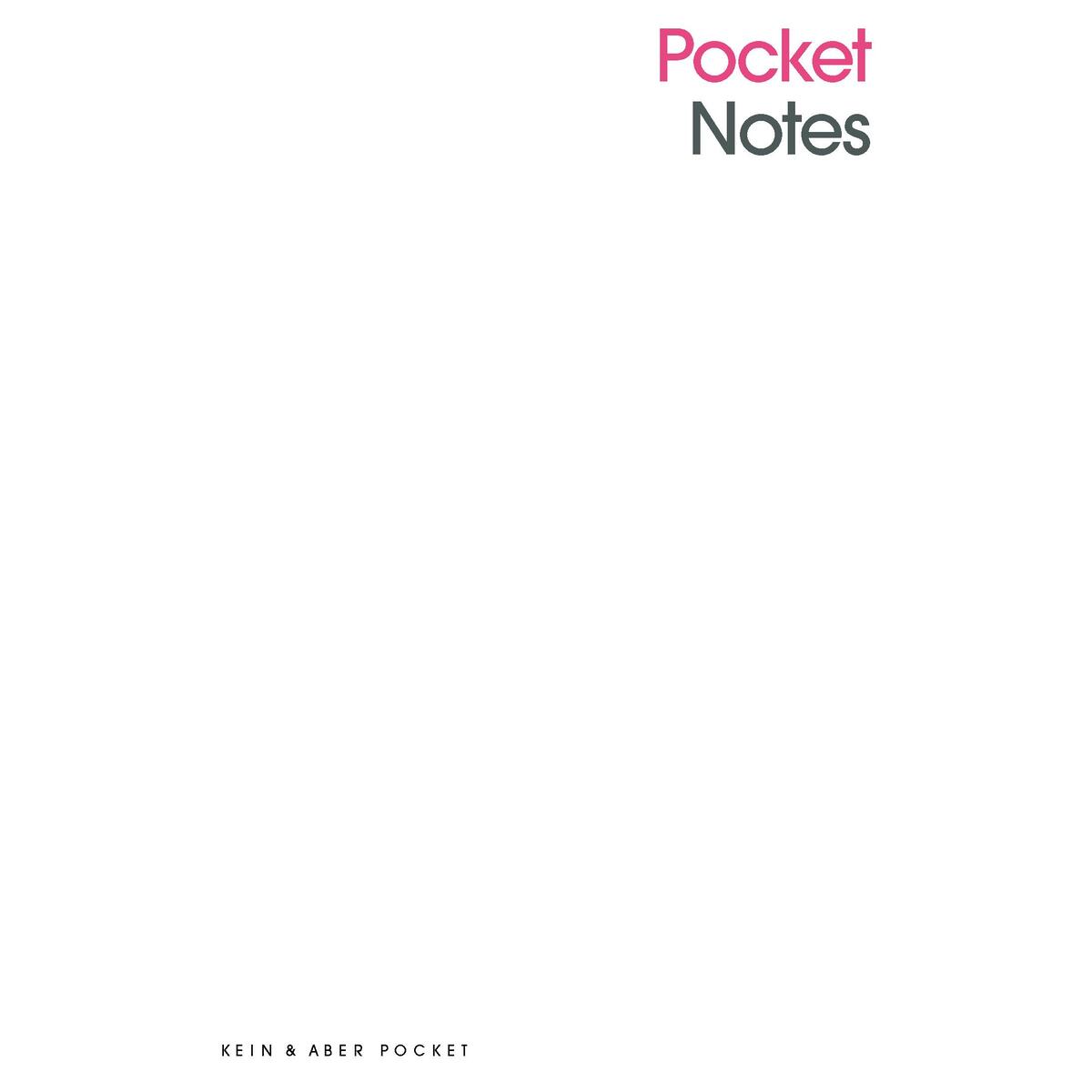 Pocket Notes Pink von Kein + Aber