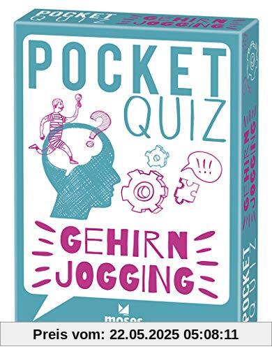 Pocket Quiz Gehirnjogging | 50 Aufgaben für Leute mit Köpfchen (Pocket Quiz / Ab 12 Jahre /Erwachsene)