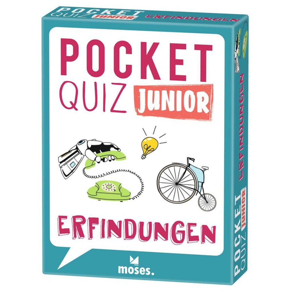 Pocket Quiz Junior Erfindungen von Moses. Verlag GmbH
