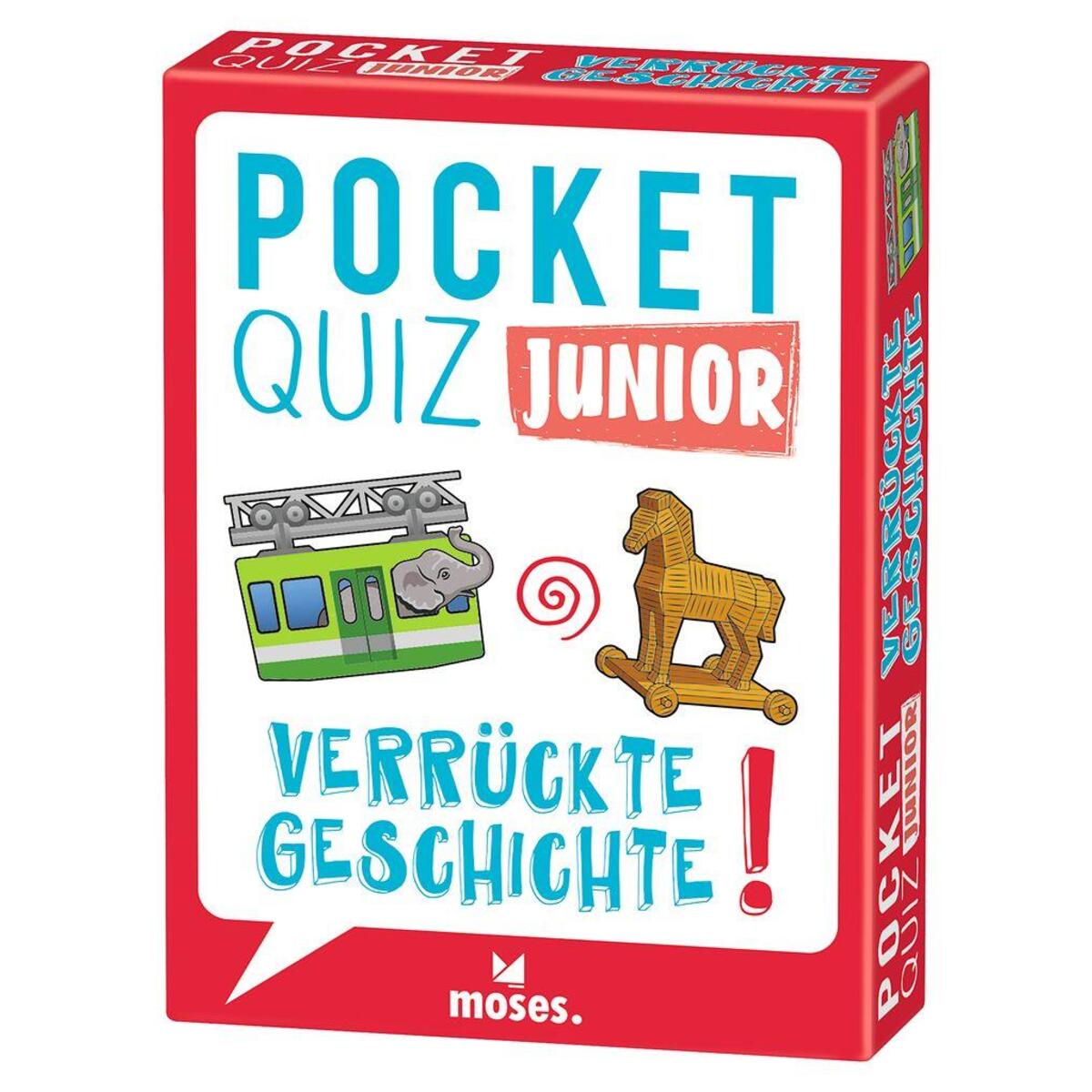 Pocket Quiz junior Verrückte Geschichte Pocket Quiz junior Verrückte Geschichte von Moses. Verlag GmbH