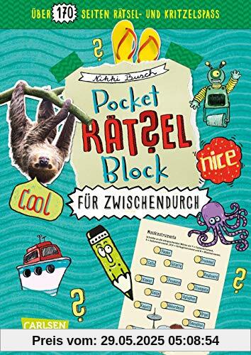 Pocket-Rätsel-Block: Für zwischendurch: 100% Rätselspaß für deine Tasche