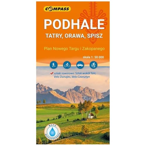Podhale, Tatry, Orawa, Spisz mapa laminowana 1:50 000 Podhale, Tatry, Orawa, Spisz mapa laminowana 1:50 000 von Compass