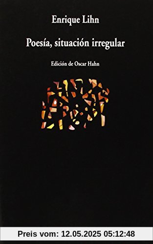 Poesía, situación irregular (Visor de Poesía, Band 881)