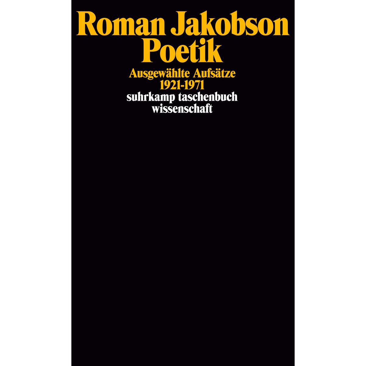 Poetik Poetik von Suhrkamp Verlag AG