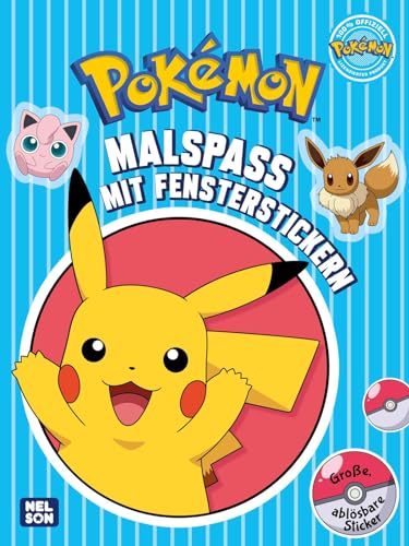 Pokémon Activity-Buch: Malspaß mit Fensterstickern: Malbuch mit 10 selbstklebenden, wiederverwendbaren Stickern für Jungen und Mädchen ab 4 Jahren Pokémon Activity-Buch: Malspaß mit Fensterstickern: Malbuch mit 10 selbstklebenden, wiederverwendbaren Stickern für Jungen und Mädchen ab 4 Jahren