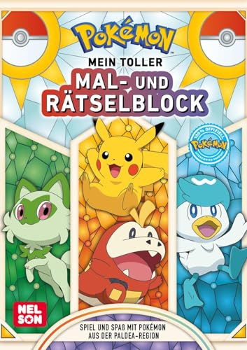 Pokémon Activity-Buch: Mein toller Mal- und Rätselblock: Spiel und Spaß mit Pokémon aus der Paldea-Region | Für Jungen und Mädchen ab 4 Jahren Pokémon Activity-Buch: Mein toller Mal- und Rätselblock: Spiel und Spaß mit Pokémon aus der Paldea-Region | Für Jungen und Mädchen ab 4 Jahren
