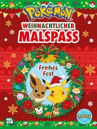 Pokémon Activity-Buch: Weihnachtlicher Malspaß: Mit über 60 festlichen Motiven und Geschenkanhängern zum Ausmalen | Malbuch für Kinder ab 4 Jahren Pokémon Activity-Buch: Weihnachtlicher Malspaß: Mit über 60 festlichen Motiven und Geschenkanhängern zum Ausmalen | Malbuch für Kinder ab 4 Jahren