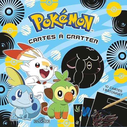 Pokémon - Cartes à gratter (Galar): Avec 10 cartes, 1 bâtonnet