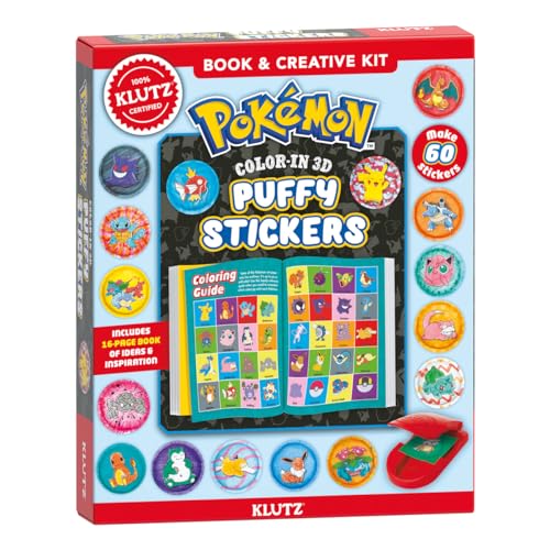 Pokemon Color-In 3D Stickers (Klutz) von Klutz