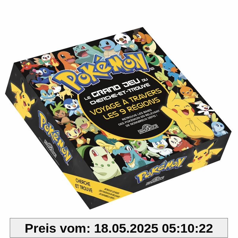 Pokémon - Le grand jeu du cherche-et-trouve - Voyage à travers les 9 régions