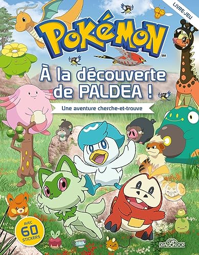 Pokémon - Livre-jeu - Cherche-et-trouve - À la découverte de Paldéa: Une aventure cherche-et-trouve