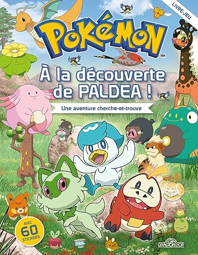Pokémon - Livre-jeu - Cherche-et-trouve - À la découverte de Paldéa: Une aventure cherche-et-trouve Pokémon - Livre-jeu - Cherche-et-trouve - À la découverte de Paldéa: Une aventure cherche-et-trouve