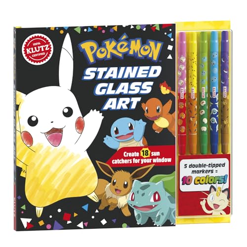 Pokemon Stained Glass Art (Klutz) von Klutz