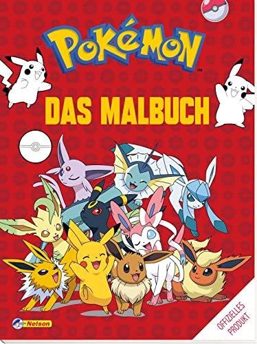 Pokémon Activity-Buch: Das Malbuch: 80 Seiten Ausmalbilder für Jungen und Mädchen ab 6 Jahren von Nelson Verlag