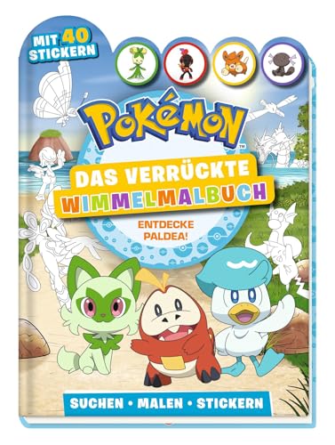 Pokémon: Das verrückte Wimmelmalbuch - Entdecke Paldea!: Activitybuch mit 40 Stickern Pokémon: Das verrückte Wimmelmalbuch - Entdecke Paldea!: Activitybuch mit 40 Stickern von Panini Verlags GmbH