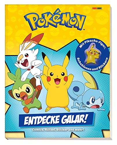 Pokémon: Entdecke Galar!: Comics, Rätsel, Sticker und mehr! - Mit Pikachu-Figur, Schablonen und Stickern von Panini