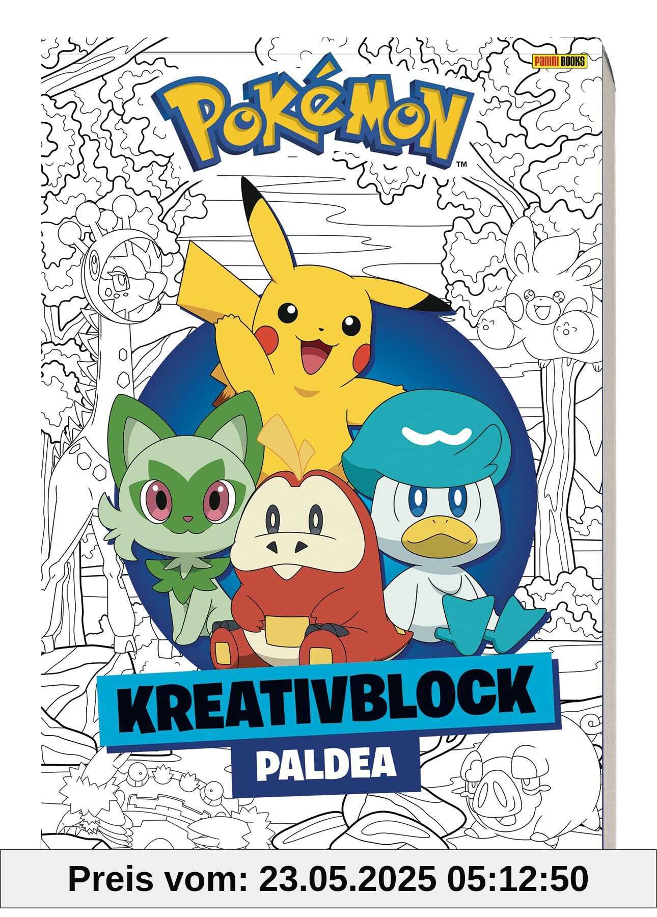 Pokémon: Kreativblock Paldea: Malblock Pokémon: Kreativblock Paldea: Malblock