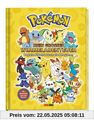 Pokémon: Mein großes Wimmelabenteuer: Begleite Pikachu durch alle 8 Regionen Pokémon: Mein großes Wimmelabenteuer: Begleite Pikachu durch alle 8 Regionen