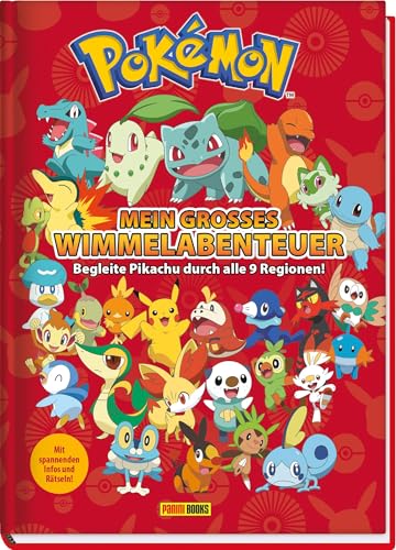 Pokémon: Mein großes Wimmelabenteuer: Begleite Pikachu durch alle 9 Regionen: Wimmelbuch Pokémon: Mein großes Wimmelabenteuer: Begleite Pikachu durch alle 9 Regionen: Wimmelbuch von Panini