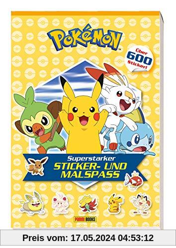 Pokémon: Superstarker Sticker- und Malspaß: über 600 Sticker