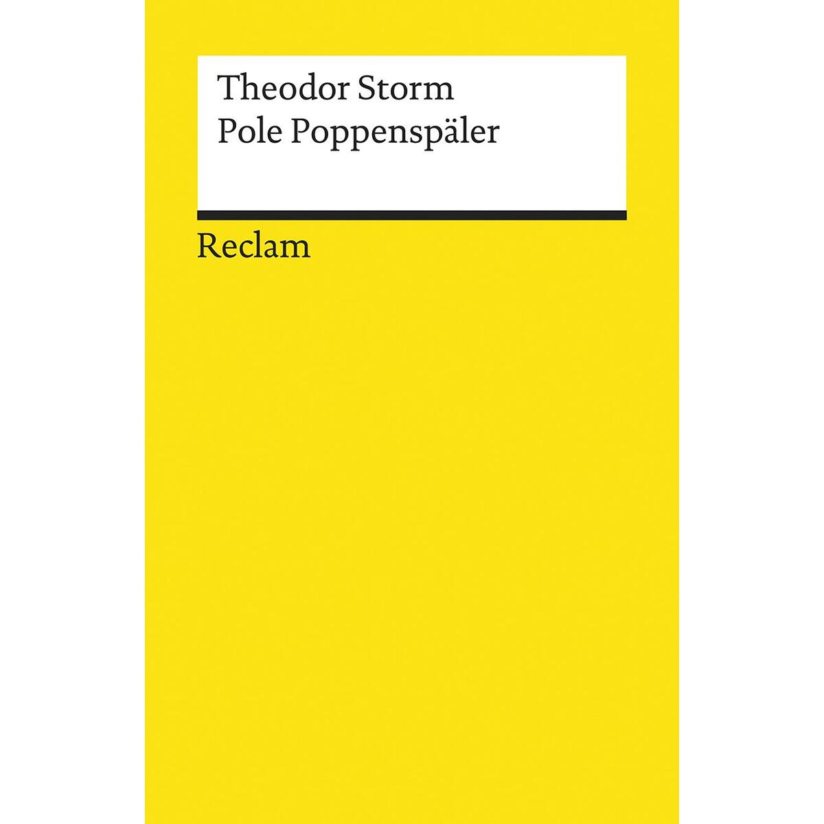 Pole Poppenspäler Pole Poppenspäler von Reclam Philipp Jun.