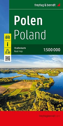 Polen, Straßenkarte 1:500.000, freytag & berndt: Road Map (freytag & berndt Auto + Freizeitkarten)